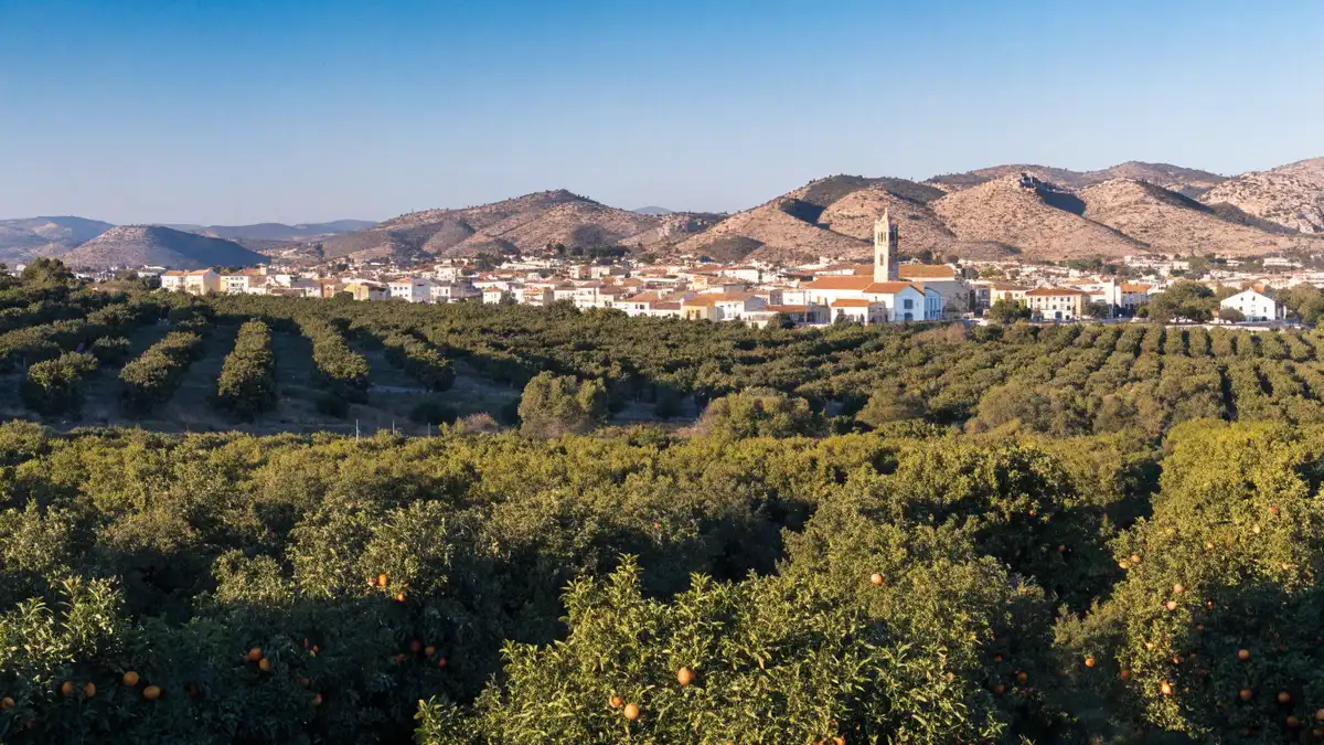 Golf course at Betera with mountain backdrop