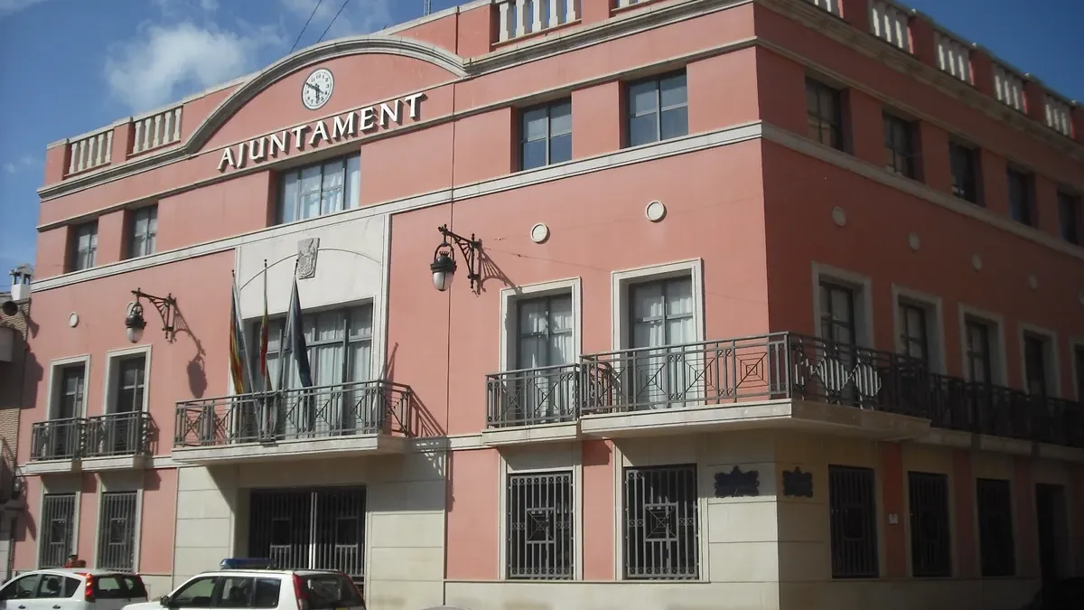 Town hall square in Rafelbunyol