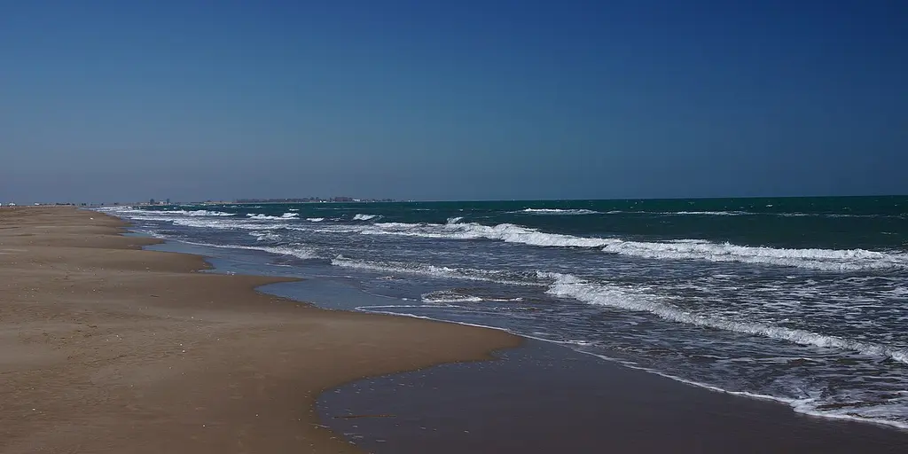 The beach at Trabucador in the Ebro Delta
