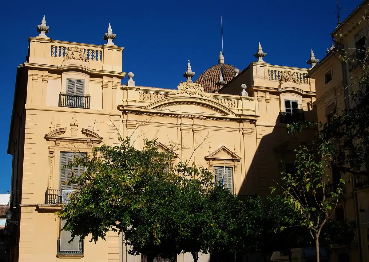 La façade du Palau del Marques de Campo à Valencia, qui abrite le Museu de la Ciutat