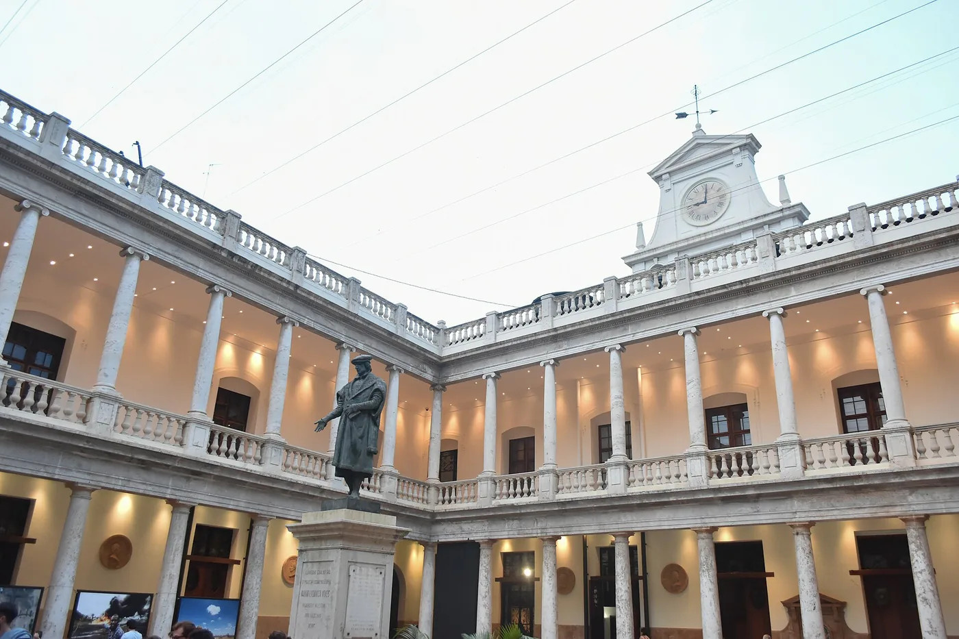 The Renaissance cloister of the historic Universitat de Valencia building, La Nau, one of the main Erasmus+ host universities in Valencia