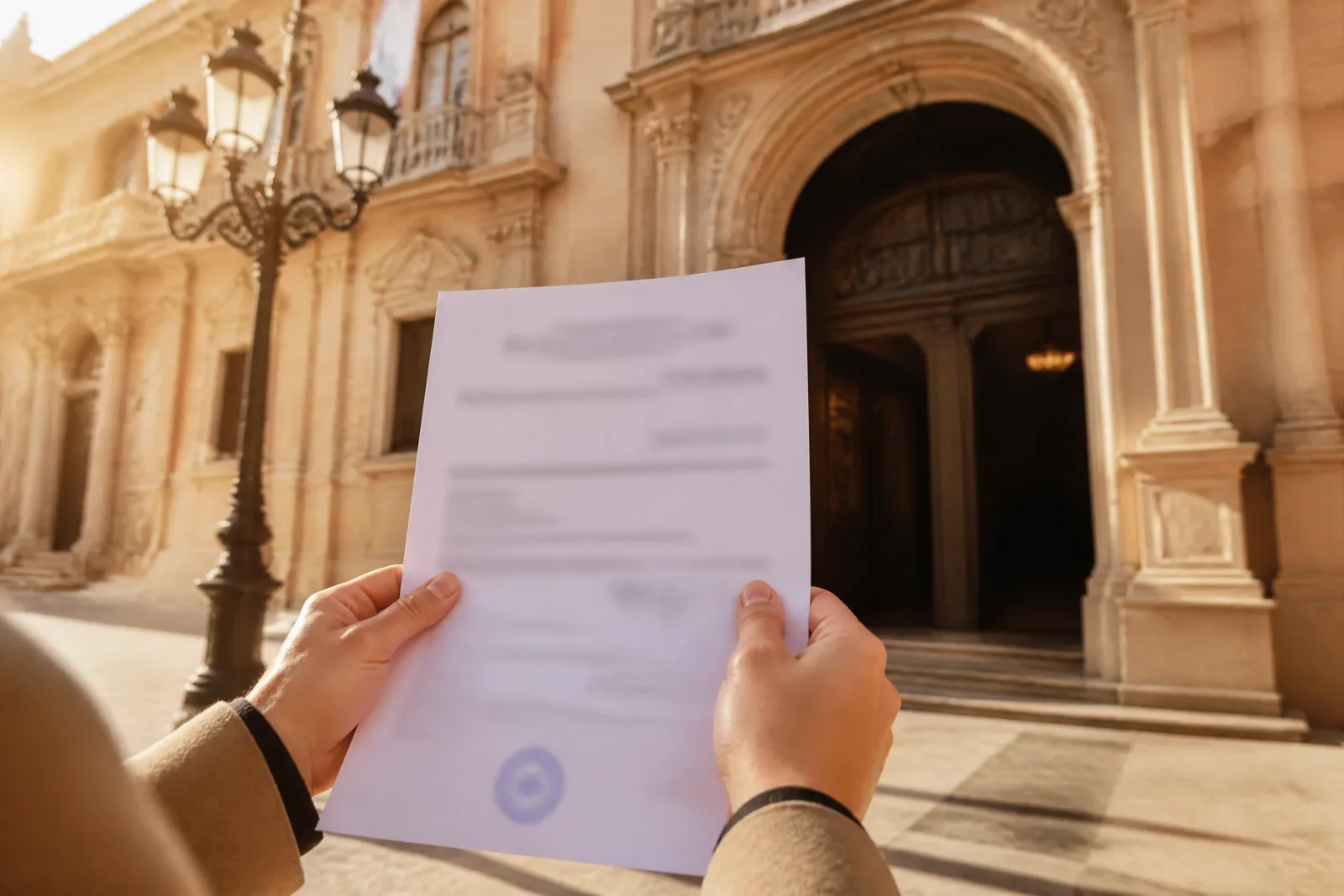 Registering at Valencia city hall for empadronamiento, the first step for French residents