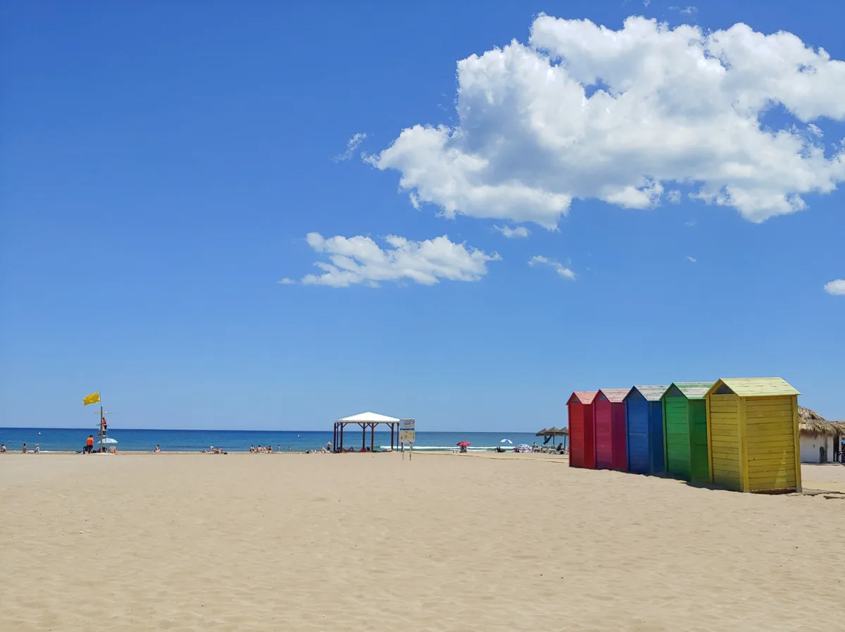 Playa de la Patacona, the beach in Alboraya next to Valencia