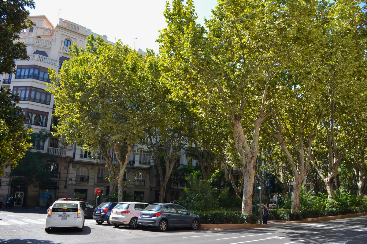 Gran Via del Marques del Turia, the boulevard in Valencia's Gran Via district