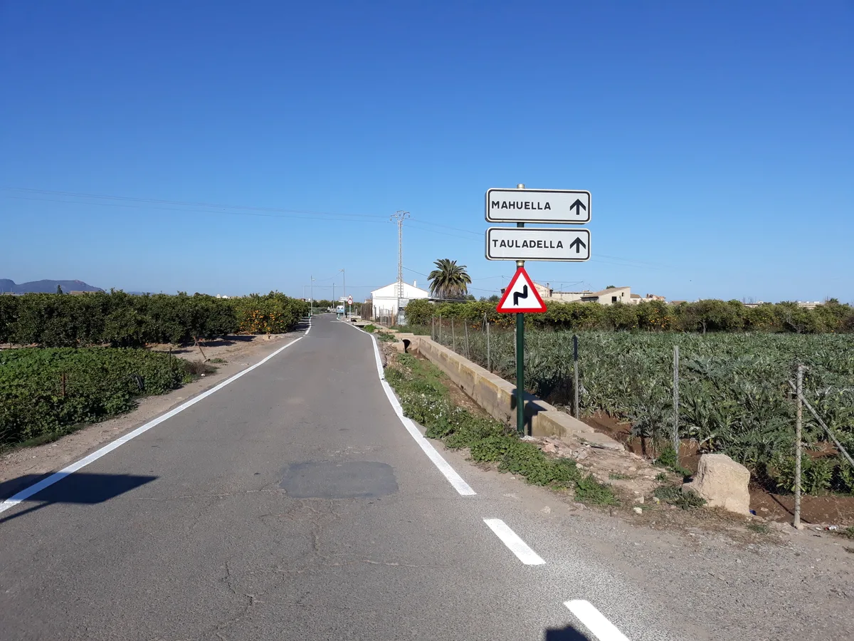 Tauladella, one of the huerta hamlets that make up Mahuella, Valencia