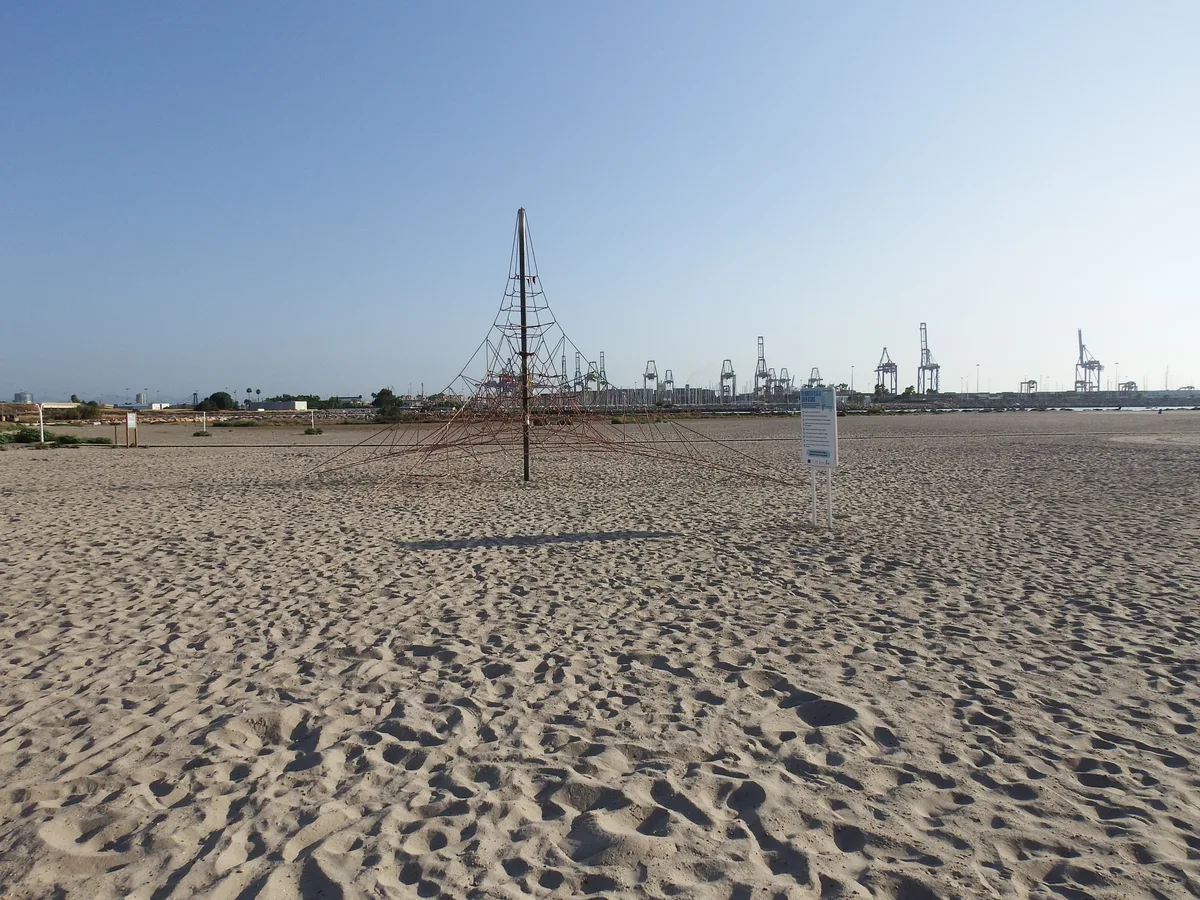 La Playa de Pinedo, la plage du quartier de Pinedo, Valencia