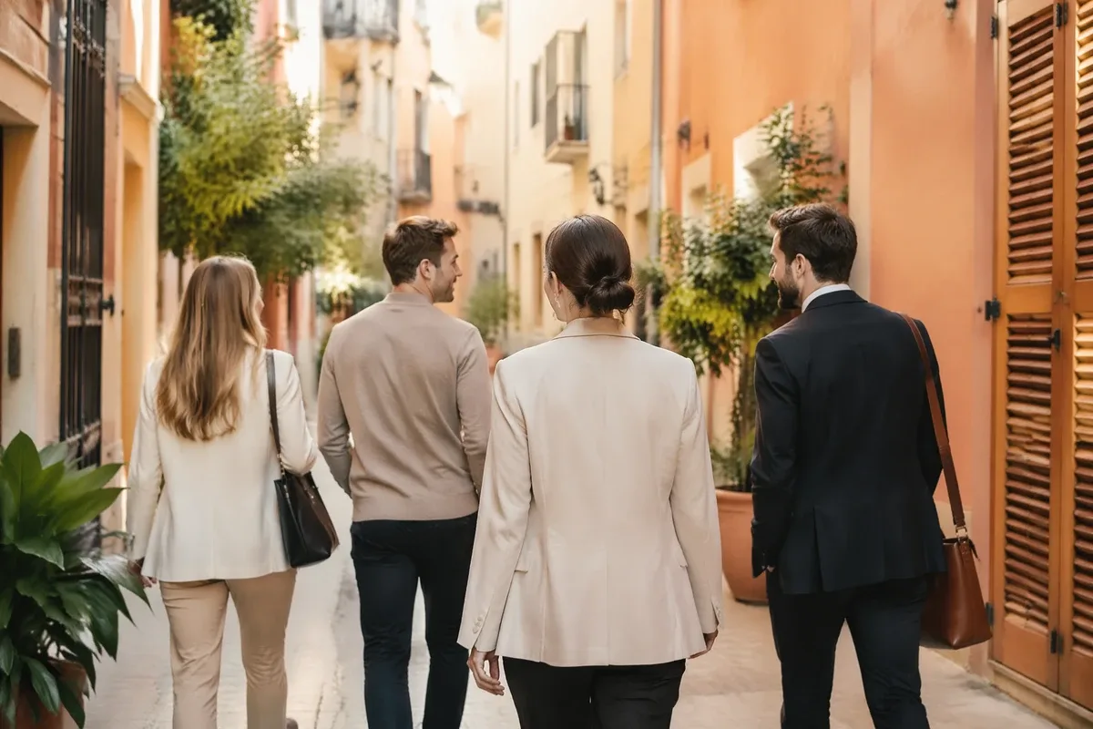 Une poignée de main entre un conseiller fiscal et un client expatrié à Valencia