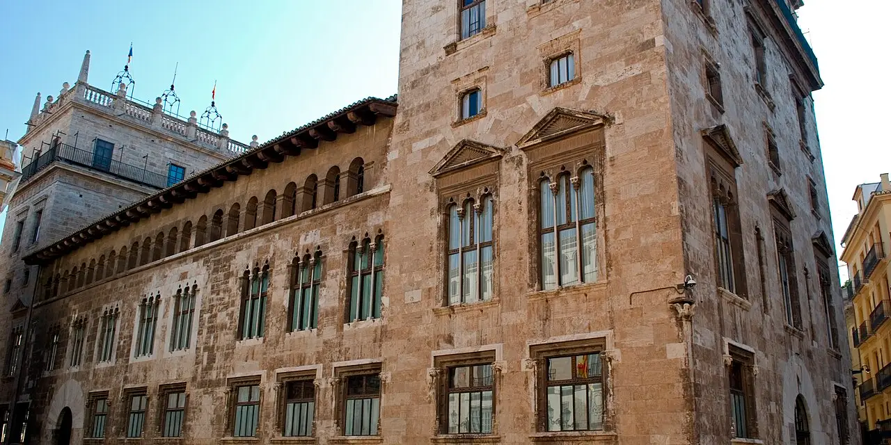 The Palau de la Generalitat in Valencia, seat of the Valencian regional government