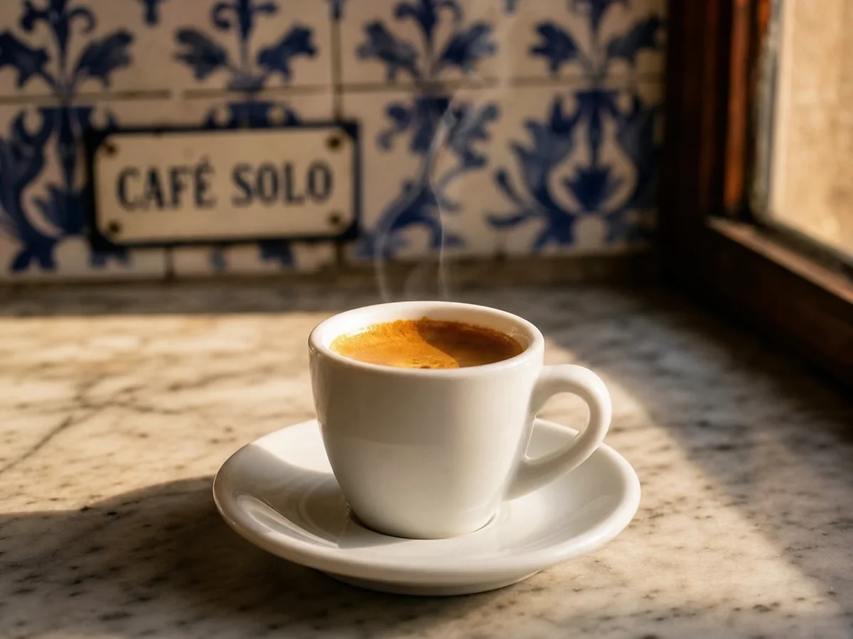 Café solo, de Spaanse espresso