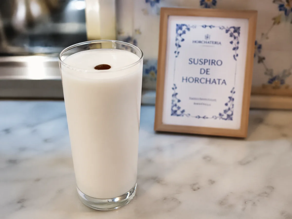 Suspiro de horchata, een zucht koffie
