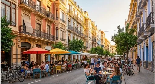 Ruzafa neighborhood Valencia